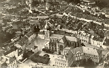 Remiremont - Vue prise en Avion (Quartier abbatial)